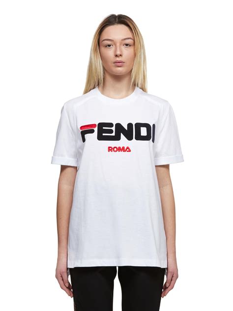 magliette fila fendi|fendi shirts online.